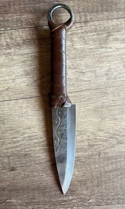 Handmade Carbon Steel Viking Knife For Hunting Camping & Outdoor - Picture 1 of 8