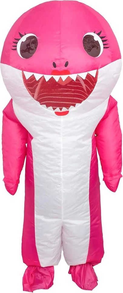 Shark Chub Suit Inflatable Adult Halloween Costume Funny Full-Body Cosplay - Image 1 of 1