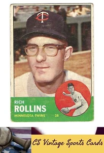 Topps #110 1963 Rich Rollins - Imagen 1 de 2