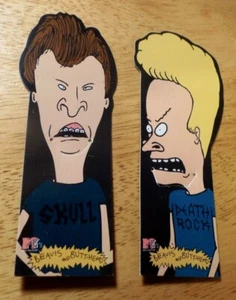 1994 Beavis und Butthead Lesezeichen Karte Vintage Sammlerstück 90er TV NEU 2 Diff MTV - Bild 1 von 4