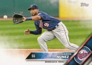 Lot of (10) 2016 Topps Mini EDUARDO NUNEZ Card LOT SP/1000 #534 Twins - Picture 1 of 1