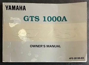 YAMAHA GTS 1000A Motorcycle Owners Handbook OCT 1993 #4FE-28199-EO - Picture 1 of 6