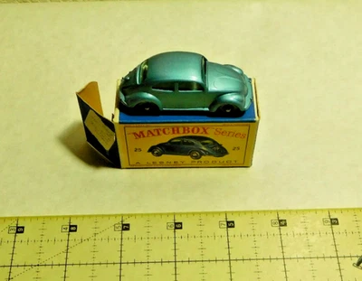 LESNEY MATCHBOX NO 25 VOLKSWAGEN BEETLE - NR. КАК НОВЫЙ В КОРОБКЕ - Изображение 1 из 4