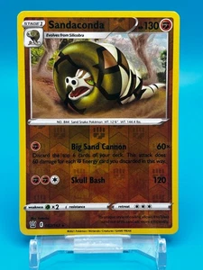 Sandaconda Pokemon - Carta Stili di Battaglia #82 Reverse Holo Near Mint TCG - Foto 1 di 3