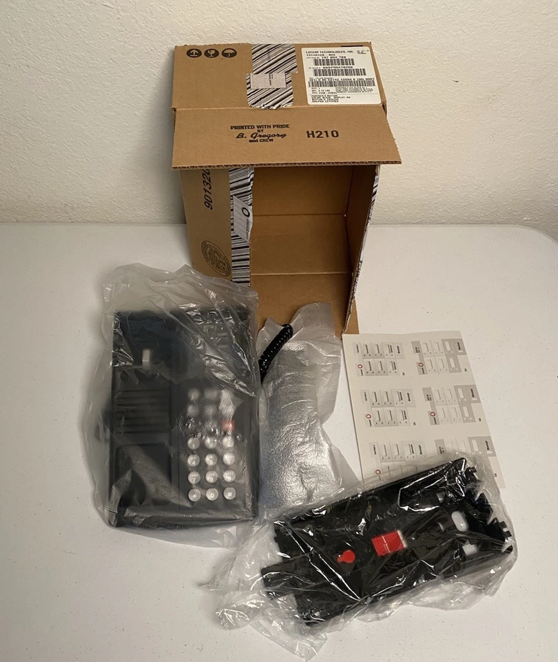 Avaya Lucent 7311H12B-003 Black Phone, w/ Stand NEW Unused In Box - Image 1 of 1