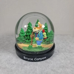 Vintage Schneekugel Bryce Canyon Elch Wandern 3,5" - Bild 1 von 8