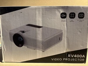 2025 Alvar Video Projector RV400A-8000 Lumens HDMI USB HD Portable Home Theater - Picture 1 of 3