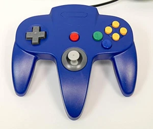 Nintendo N64 USB Controller Blue By Mars Devices - Picture 1 of 4