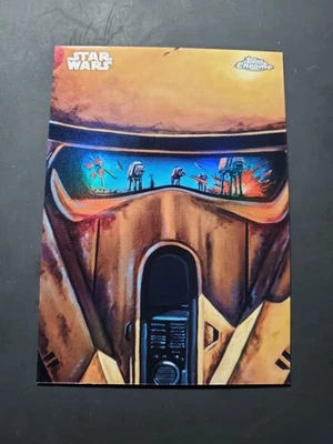 Tarjeta insertada 2025 Topps cromada Star Wars Showdown on Scarif Reflections SSP #R-13 Foto 1 de 2