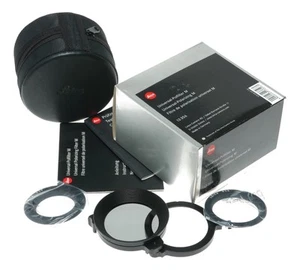 Leica Universal Polarizing Filter M (13 356) - Boxed Kit, E39, E46 Adapters - Picture 1 of 10
