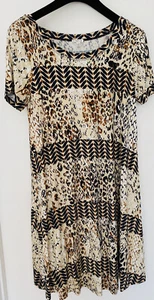 Animal Print Dress New Stretchy Medium - Picture 1 of 4