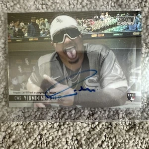 2021 Topps Stadium Club Chrome #SCCAV-YME Yermin Mercedes Auto RC Rookie - Picture 1 of 1