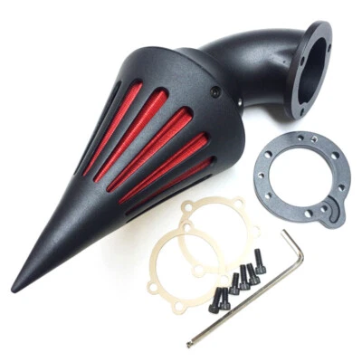 Kits de filtro de filtro de aire NEGRO para Harley Davidson S&S personalizado CV EVO XL Sportster Foto 1 de 4