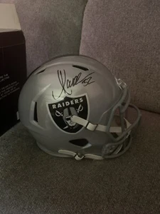 Marcus Allen Oakland Raiders Auto Speed Replica Full Size Helmet Beckett COA - Picture 1 of 4