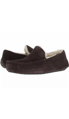 UGG ASCOT ESPESSO SHEEPSKIN 滑鞋 MOCCASINS 鞋码 11 男式 — 第 1/4 张图片