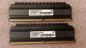 PATRIOT Memory Viper 4 Blackout 8 GB 2 x 4 GB DDR4 3200 MHz PVB48G320C6K - Picture 1 of 3