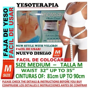 1 Corsé de Yeso Faja de Yeso Reductora Yesoterapia 100% Mejorada (MEDIANO = 32") - Imagen 1 de 5