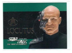 1995 SKYBOX "Star Trek Next Generation" Embossed LOCUTUS S16 - Picture 1 of 2