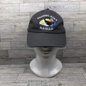Snorkel Bobs Hawaii Strap Back Gray Hat Fish Dad - Picture 1 of 7