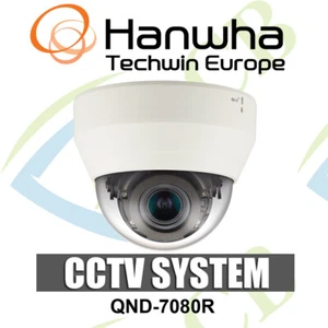 Samsung QND-7080R 4MP HD Indoor IP Network IR LED PoE Varifocal Dome CCTV Camera - Picture 1 of 2