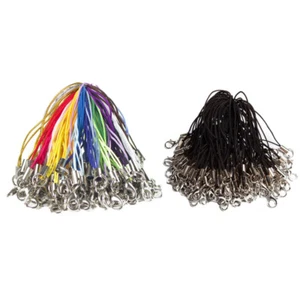 100 Pcs Handy -Seilzubehör Lasso Mit Karabinerverschluss Handygurte - Zdjęcie 1 z 12