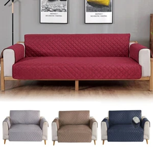 Sofabezug Couch Stuhl Loveseat Schonbezug Möbel Wasserdicht Schutz Haustier Matte - Bild 1 von 34