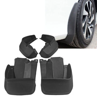 MUD FLAPS SPLASH GUARD FRONT + REAR FOR 06 -11 8 TH GEN HONDA CIVIC FD 4DR SEDAN - Image 1 of 4