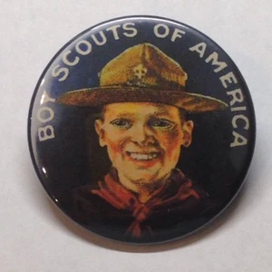 Boy Scouts Of America Advertising Pocket Mirror Retro Style - Picture 1 of 2