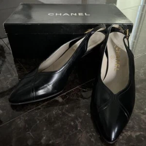 CHANEL pumps black 35 - Picture 1 of 4