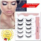 Magnetic Eyelashes With Eyeliner Natural Look Reusable No Glue