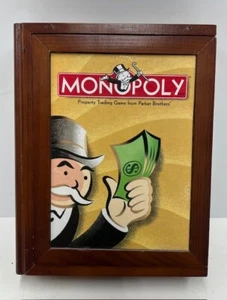 Monopoly Vintage Game Collection Wood Box Limited Bookshelf Edition - Picture 1 of 7