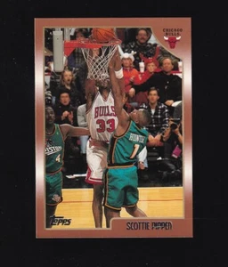 1998-99 Topps Scottie Pippen #1 Chicago Bulls - Picture 1 of 2