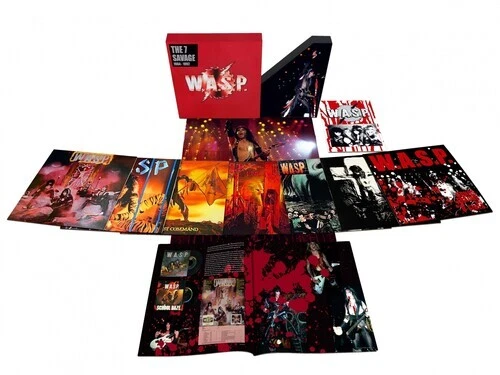 W.A.S.P.  The Savage 7 140 gm 8 LP vinyl box set WASP album records SHIPS FAST Foto 1 de 1
