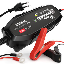 ABSINA Batterieladegerät KFZ für Auto & Motorrad - 6V & 12V Blei Ladegerät