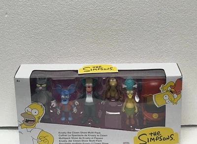 💥The Simpsons KRUSTY THE CLOWN SHOW 2,5” Figura Multipack Jakks Pacific FOX- NOVO NA CAIXA - Imagem 1 de 4