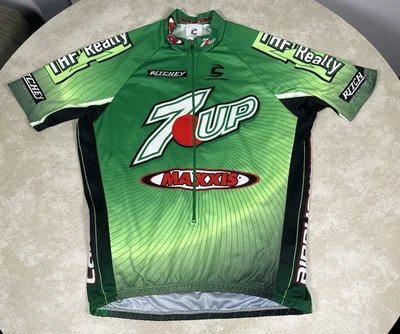 Camiseta deportiva de ciclismo Cannondale 7UP Maxxis verde talla grande 1272 Foto 1 de 4