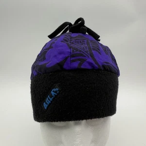 Vintage Bula Ski Tassel Hat Beanie Snowboarding Ski Purple Skater Tribal Rare - Picture 1 of 6