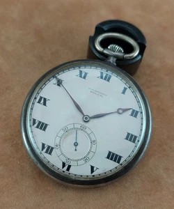 Antiguo reloj de bolsillo PAUL DITISHEIM Solvil 49 mm plata de ley cara abierta - Imagen 1 de 11
