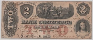 Billete obsoleto del Banco de Comercio del Estado de Georgia de 1861 - sin clasificar - Imagen 1 de 2
