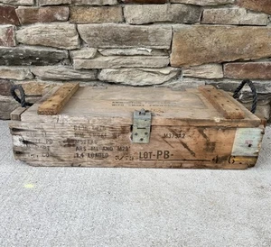 US Ammo Crate Box Smoke WP Projectile ARS M1&M29 Empty Ammunition Korea Vietnam! - Picture 1 of 19