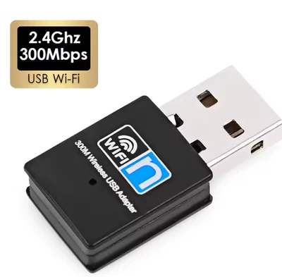 ADATTATORE USB CHIAVETTA ANTENNA 300Mbps WIRELESS WIFI MICRO PENDRIVE 802.11N - Immagine 1 di 4