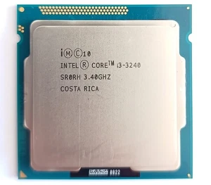 CPU 3.4 i3-3240 SR0RH 3.3 GHz 2 Core Processor Socket 1155 H2 LGA Tested - Picture 1 of 3