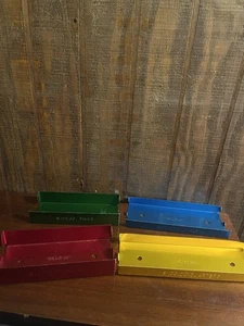 4 bandejas de aluminio para rollos de monedas, cuartos de galón, monedas de diez centavos, níquel, centavos - Imagen 1 de 6