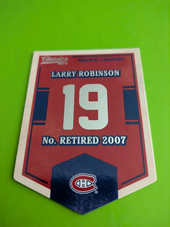 Larry Robinson 2012-13 Panini Classics Signatures Banner Numbers #EN44 Montreal - Image 1 of 2