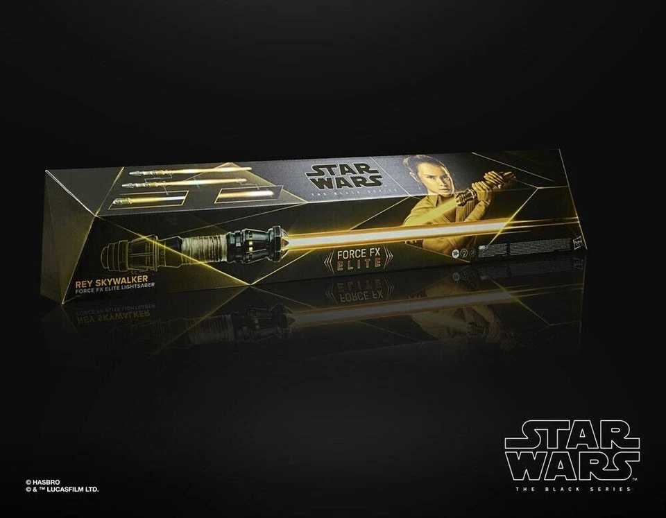Star Wars Episode IX Black Series Replik 1/1 Force FX Elite Lichtschwert Rey Sky - Bild 1 von 4