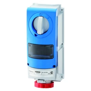 PRESA FISSA INTERBLOCCATA VERTICALE - SENZA FONDO - IP66 S.F.3P+N+T 32A 400V ... - Foto 1 di 1