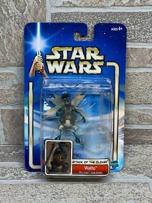 Figura Star Wars Attack of the Clones Watto Mos Espa Junk Dealer 3.75" 2002 NUEVO Foto 1 de 4