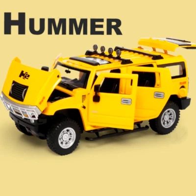 1/24 HUMMER H2 Alloy Car Model Diecasts & Toy Metal Off-Road Vehicles Car Model  - Image 1 of 4