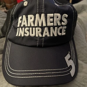 KASEY KAHNE #5 FARMS INSURANCE CAP BRANDNEU OHNE ETIKETT NASCAR CFS sehr schön - Bild 1 von 7