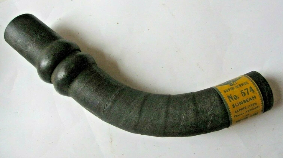 MANGUERA RADIADOR INFERIOR SUNBEAM ALPINE SERIE 1 1959-60 NUEVO STOCK ANTIGUO Foto 1 de 1
